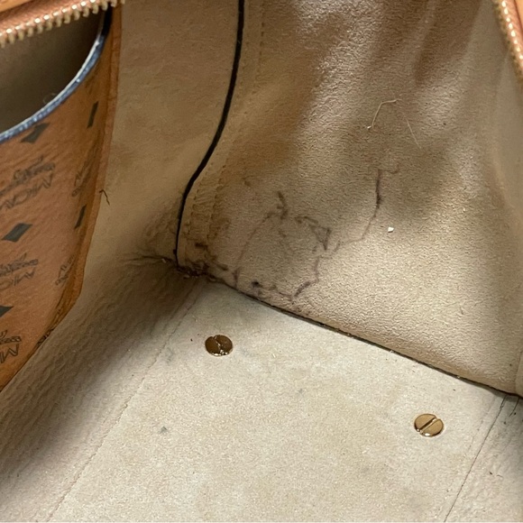 MCM Visetos Studded Shoulder Bag - Picture 15 of 15